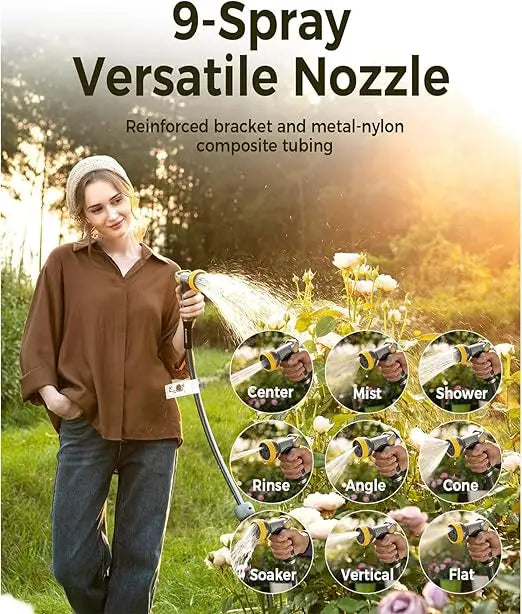 Hot Sale 1/2 Automatic Retractable Garden Hose Reel Free Shipping Wall Mounted Water Hose Pipe for Garden Pet Car Wash