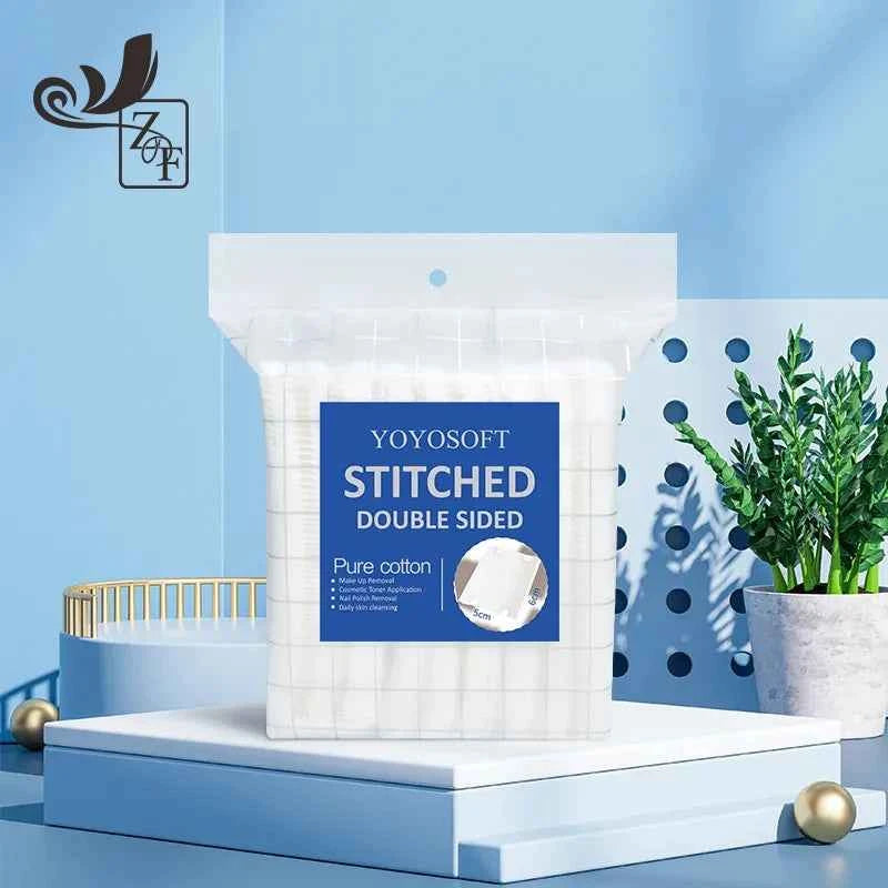 YoYoSoft OEM ODM Accepted Ultra Soft and Skin Friendly Pure Cotton Beauty Cotton Pad Cosmetic Cotton Pads 180pcs