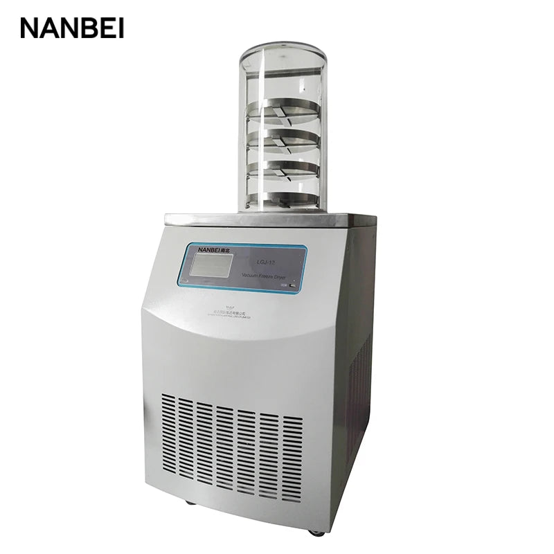 NANBEI Pre-freezing Function Bench Top Home Commercial Mini Lab Vacuum Drying Food Freeze Dryer Machine Price
