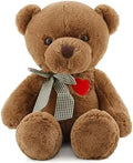 Free Shipping Unisex 35cm 50cm Cute Brown Teddy Bear Plush Toy Stuffed Animal Gift for Valentines Day Christmas Kids Gift