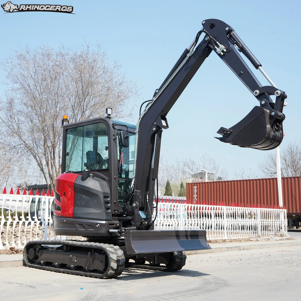 Rhinoceros XN35PRO Zero Tail Crawler Mini Excavator 3.5 Ton Tracked Digger Compact Construction Machine