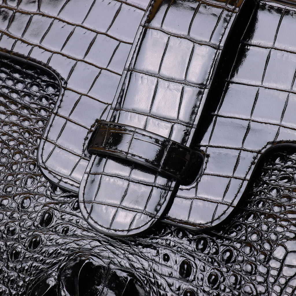 2025 New Luxury Trendy  High Quality Crocodile Pattern Shoulder Bag for Women, Large Capacity Fashionable Handbag