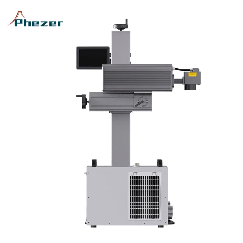 PHEZER High-precision water-cooled UV flying laser marking machine for the food industry