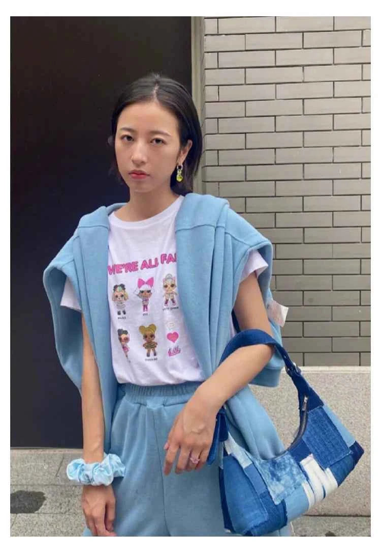 Trendy Patchwork Canvas Underarm Bag Retro Women's Clutch Bag Designer Handbag luxury Shoulder Bags For Women Bolsa de hombro