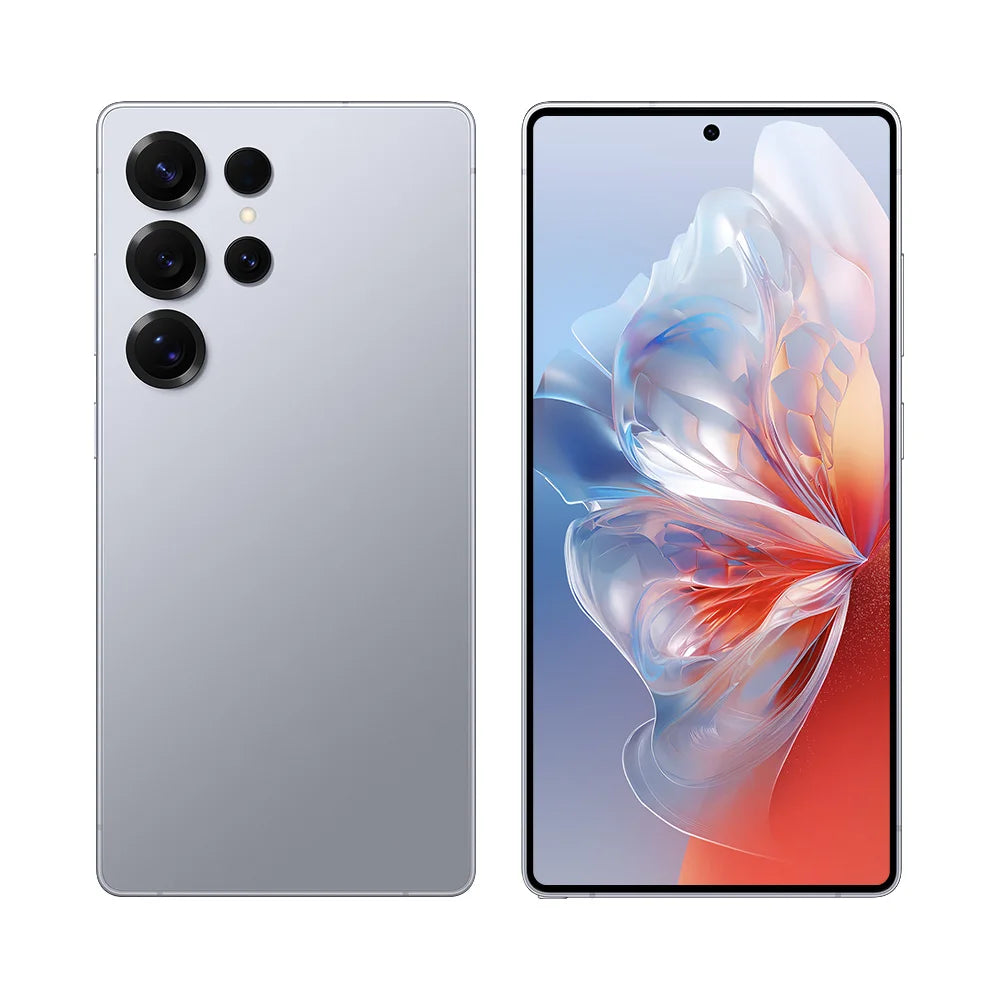2025 New Ultra S25 Phone Personalized Logo 7.3Inch 16GB+1TB 4G 5G Smartphones Stylus Face ID AI French Spanish Deca Core