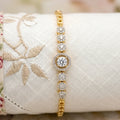 7.00CT Round Cut Lab Grown Diamond Bangles IGI Certified 14K Rose Gold Women's Classic Style Everyday Wear 20gm Jewelry