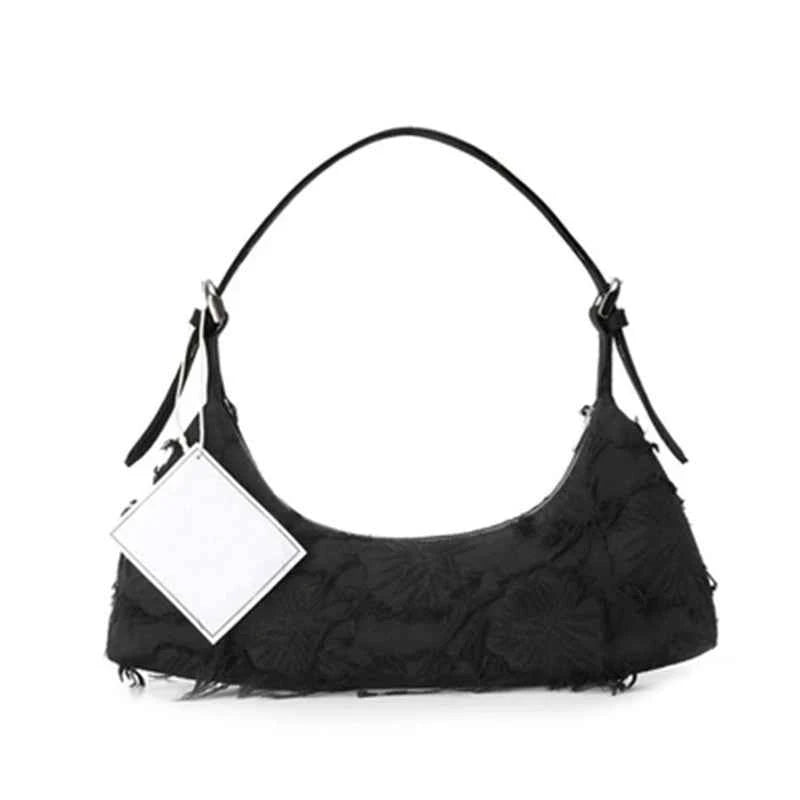 Trendy Patchwork Canvas Underarm Bag Retro Women's Clutch Bag Designer Handbag luxury Shoulder Bags For Women Bolsa de hombro