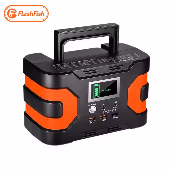 US EU Warehouse Free Shipping 200W Pure Sine Wave Inverter Solar Panel Compatible Portable Power Station for Outdoor Camping