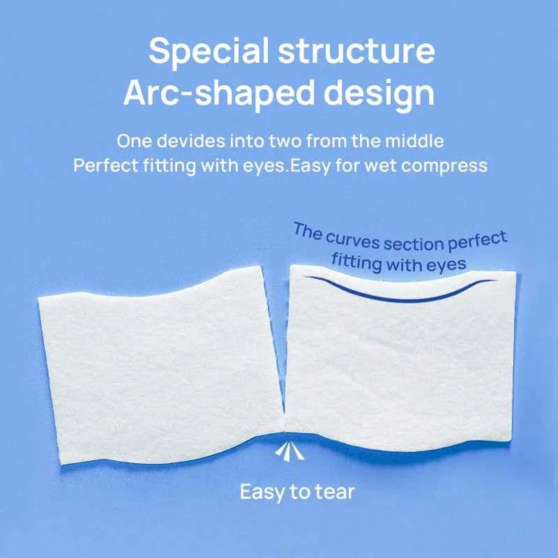 OEM ODM Customization Available Disposable Water Saving Cotton Pads Skin Friendly Facial Cotton Pads