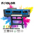 FCOLRO 8 Colors 60CM T-shirt Printing Machine Heat Transfer Larger DTF Printer with Three I3200 Print Heads