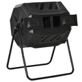 Outdoor Furniture Black Tumbling Outdoor Compound Fertilizer Drum 162L