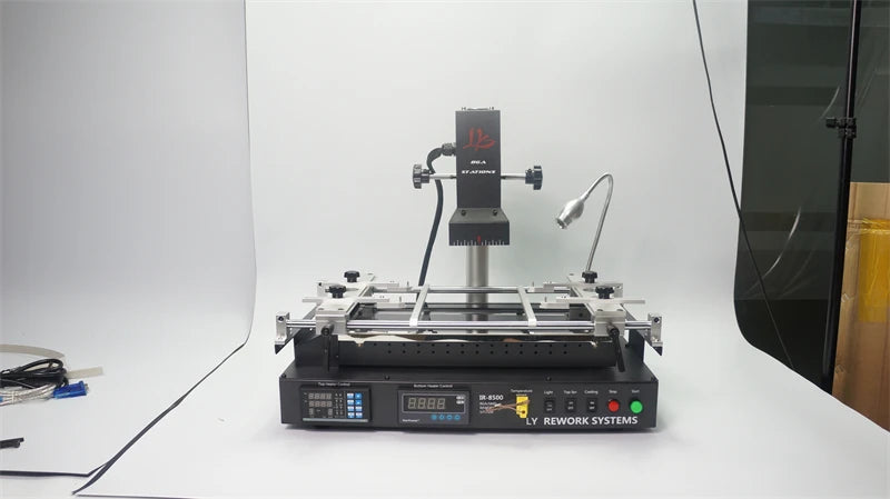 LY IR8500 BGA Rework Station 2 Zones Infrared 2050W Software Control IR Heating BGA Reballing Station 220V