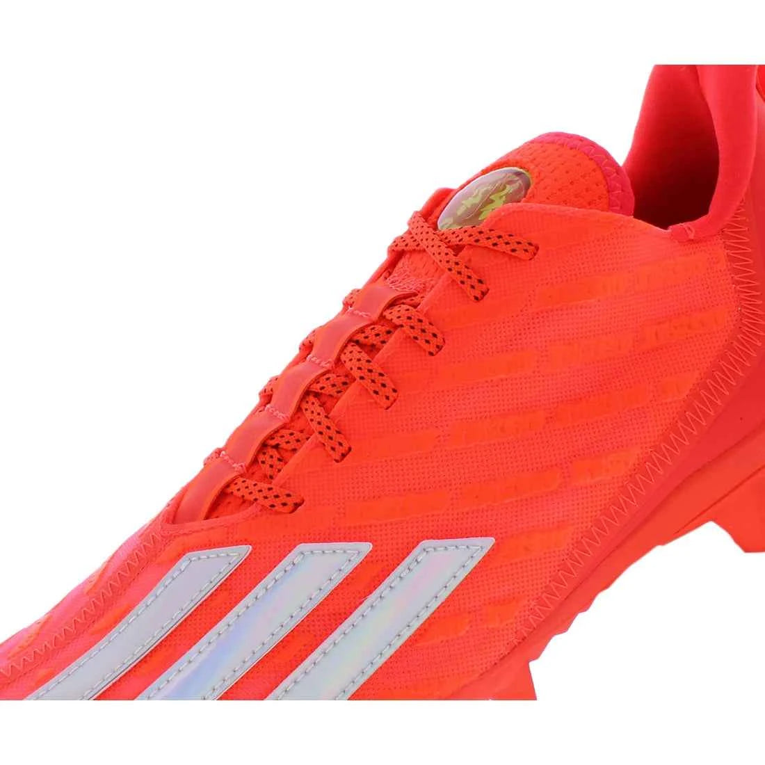 For Cleats Men's Shoes Solar Red/Silver Metallic/Core Black - Authentic GX7893 | Mens Solar Red Cleats
