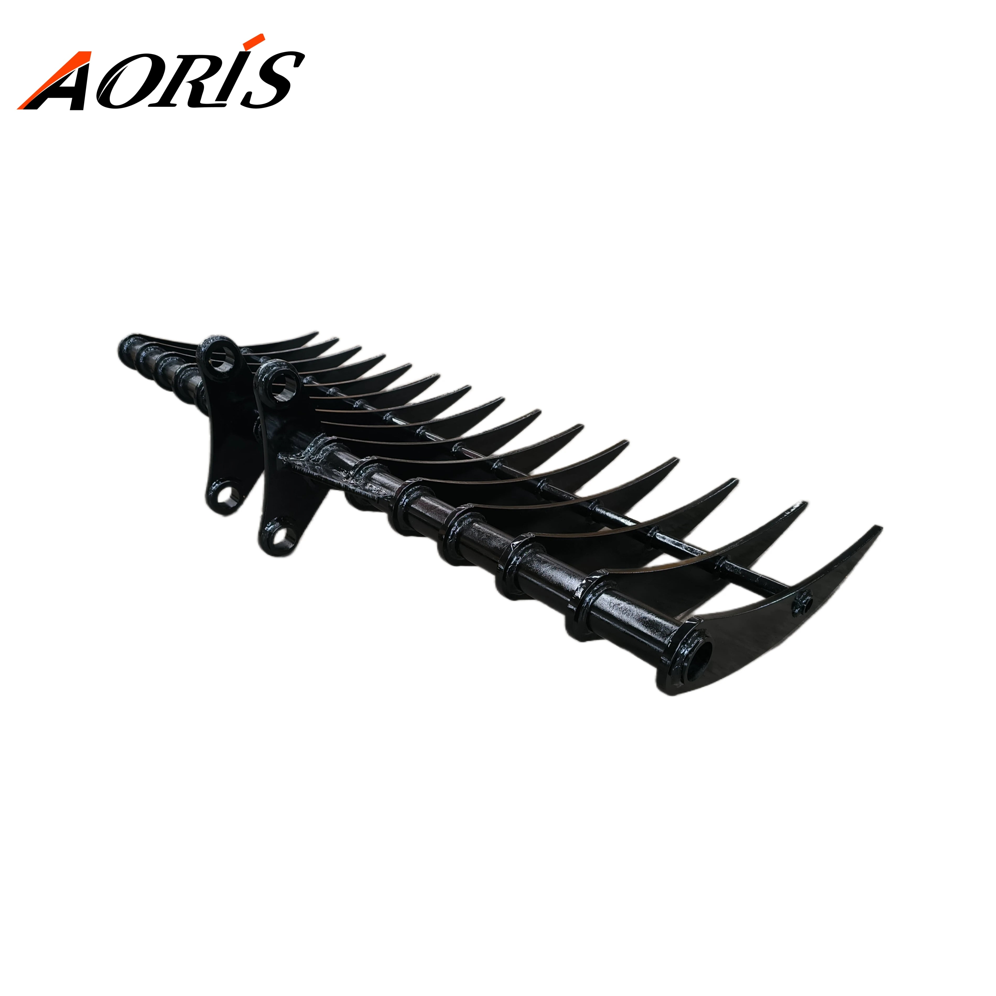 Hot Selling Mini Excavator Attachments Root Rake and Grass Rake for 0.8 Ton 1 Ton 1.2 Ton Excavators