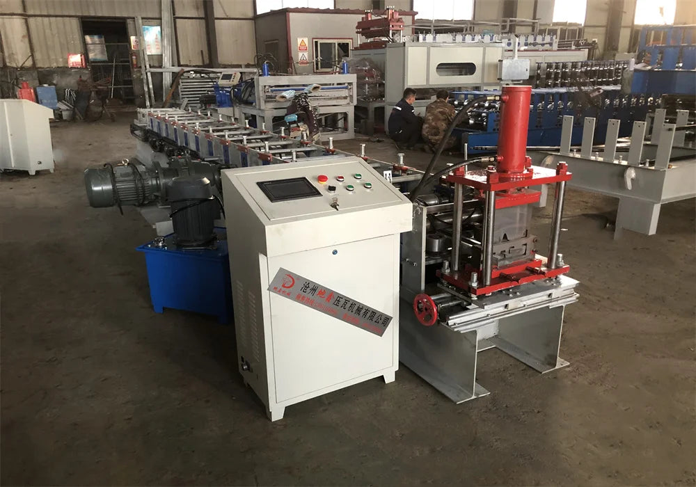 Automatic MetalMaquina Formadora De Acero Tipo C Modelo Ajustable c Channel Making Machine
