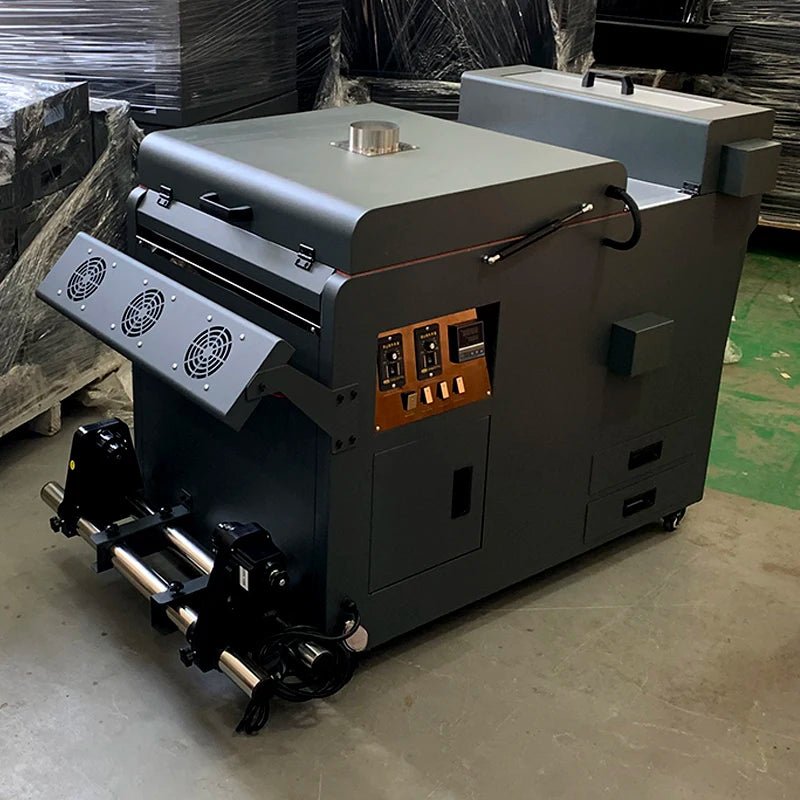 60CM Automatic DTF T-shirt Printing Machine XP600 I1600 I3200 Dual Head Inkjet Printer 24 Inch PET Transfer 220V A1 Print