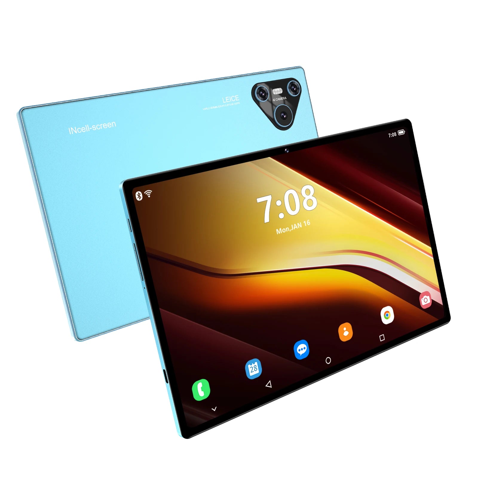 10.1 Inch Dual Camera Tablet PC Large IPS Capacitive Touch Screen 12GB 512GB Android USB 5G WiFi MTK Processor for Entertainment