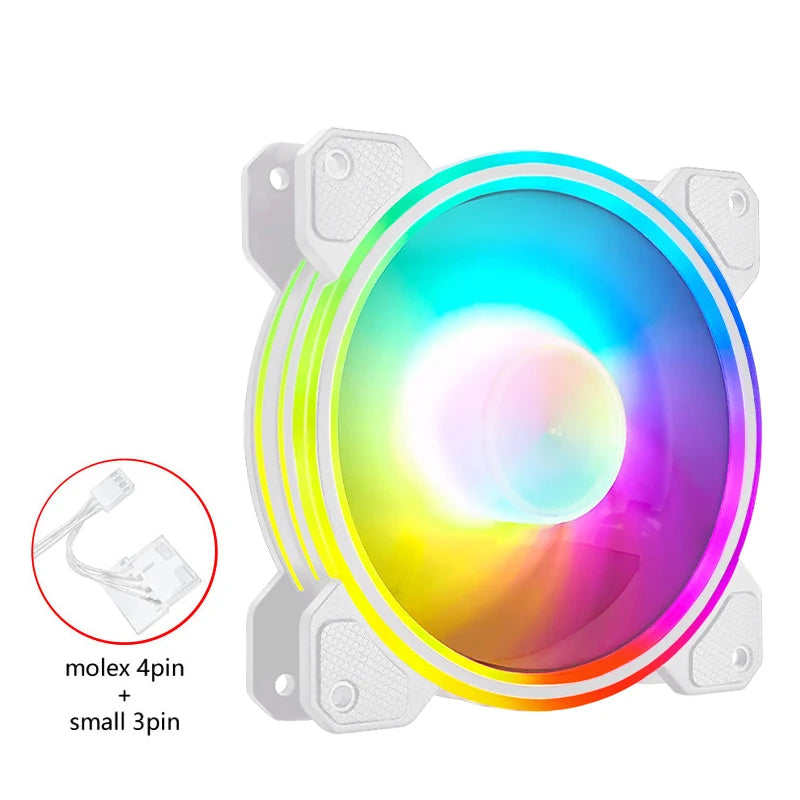 Lovingcool Customize Logo Computer Case PC Cooling Fan 120mm ARGB Case Cooler Fan RGB 120mm Ventiladores Pc