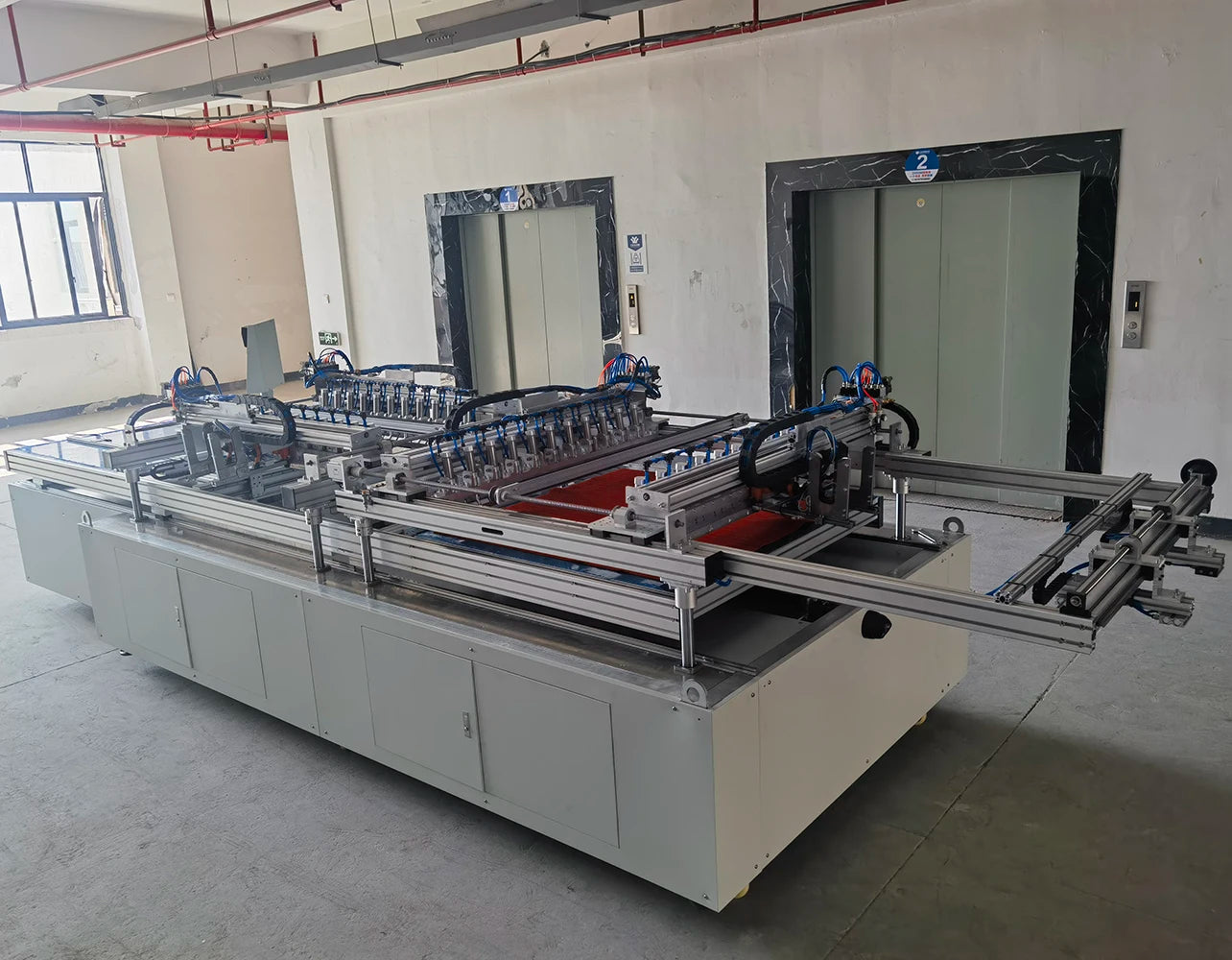 Wholesale Supplier Semi Automatic Canvas Stretching Frame Assemble Machine for Stretcher Bars