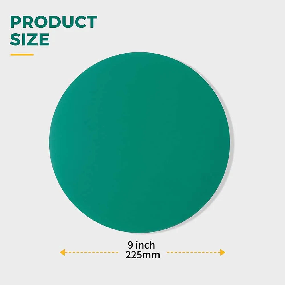 US Local Stock Ships in 24H Free Shipping USA 9" Green Sander Hook & Loop Sanding Disc No Hole Ceramic Sandpaper 10 Pack