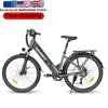 SAMEBIKE 26" High Carbon Steel Hybrid Electric Bike with Middle Display Disc Brake & 36V Lithium-Ion Battery EU Warehouse Stock