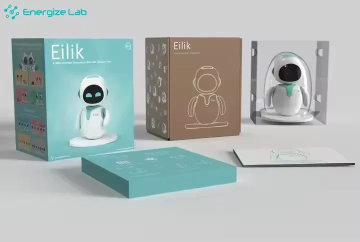 Christmas Eilik Emo Toy Robot a Interactive Intelligent Companion of Pet Robot Children Accompany Fast Shipping