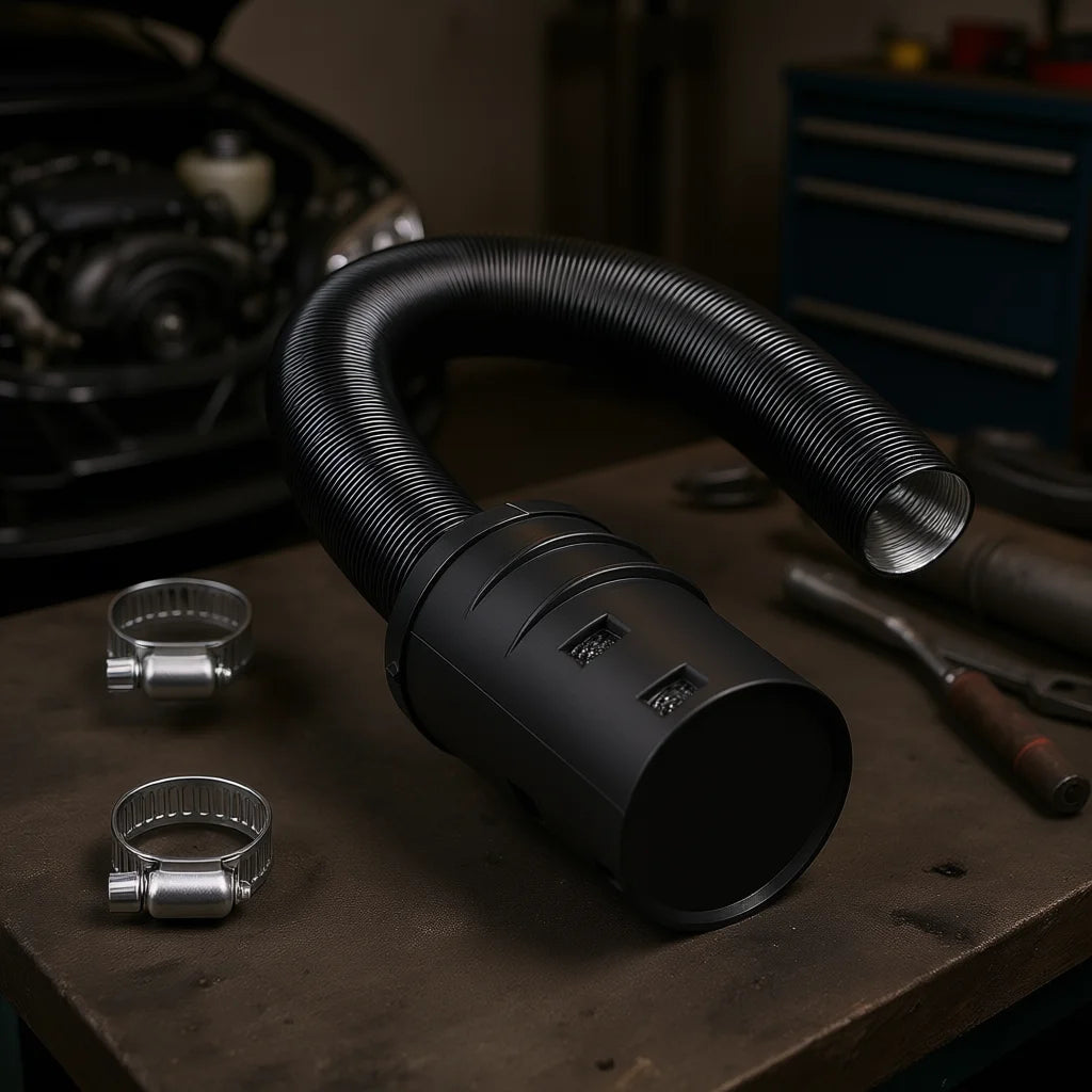 Diesel Heater Intake Pipe Kit 0.98 Inch Stretchable Bendable Hose For 2KW 5KW 8KW Heaters Universal Fit Air Intake
