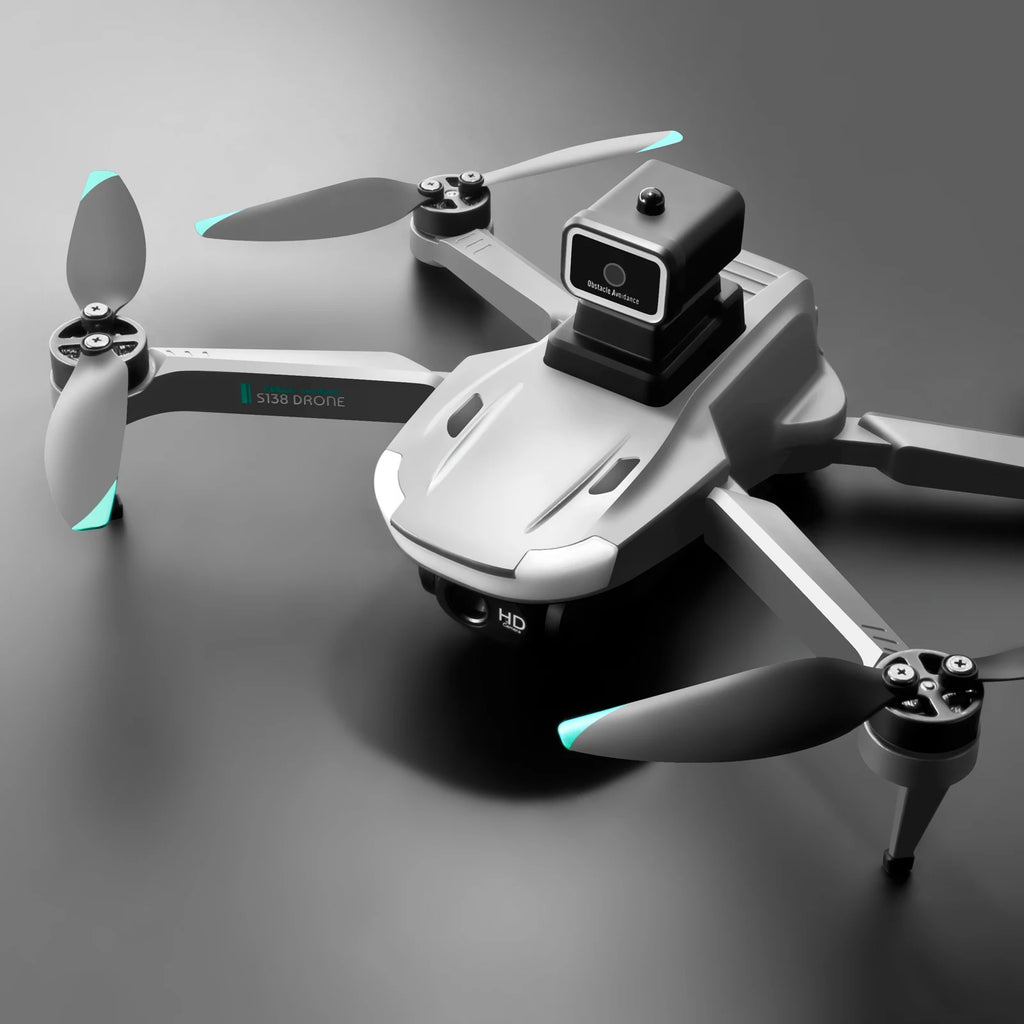 Original HOSHI S138 Drone 4K Dual Camera Obstacle Avoidance RC Quadcopter Optical Flow Positioning Brushless Dron Toys Gifts