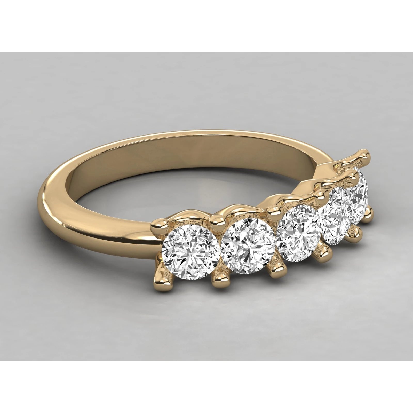 Super Selling High Quality Natural Stone Certified Solitaire Diamond Ring Trendy Third Party Certified Women's Wedding KRISHNAM