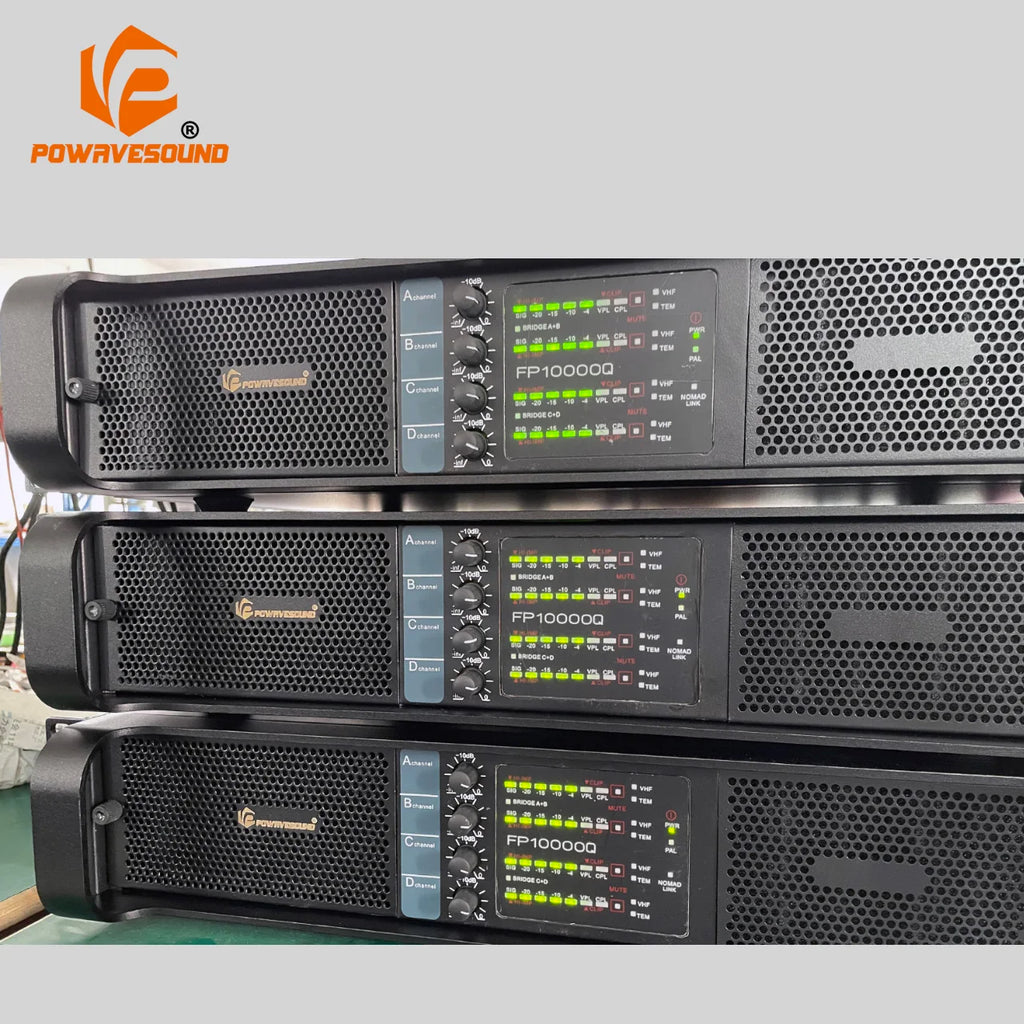 Dj Power Amplifier 14000w extreme Big Power 4CH Power Amplifier TD 10000Q for Line Array Speaker and 20000Q Subwoofer Amplifier