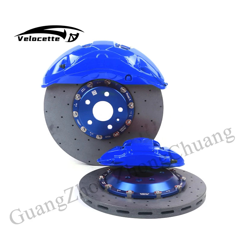 Caliper Upgrade for Auto 400mm Carbon Rotor Front Rear Wheels 10N for Audi A5 A7 A8 E-tron Carbon Ceramic Brake Disc