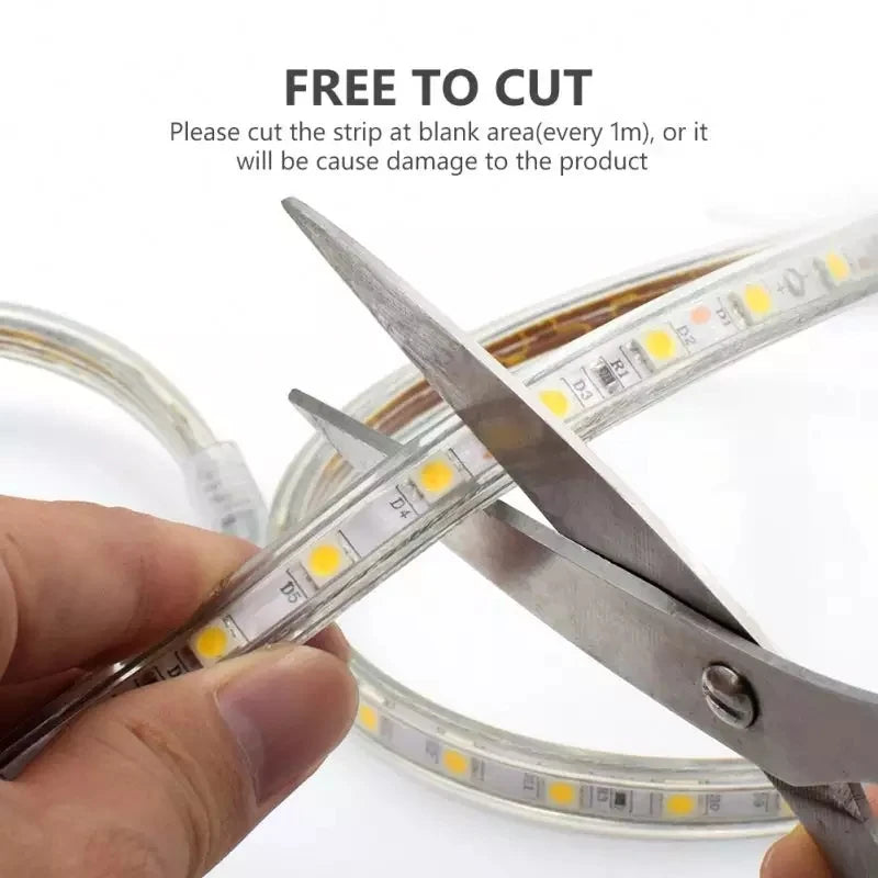 Roomlux  LED Strip Grow Light SMD2835  60LED/m 7W/m  AC120V/230V 250LM Red White Blue Yellow Orange Green