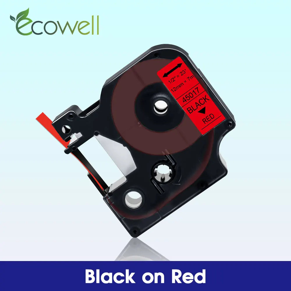 6/9/12mm Label Compatible for Dymo D1 45013 45010 45018 45023 Label Tape 40913 40918 43613 for Dymo LabelManager LM 160 280 210D