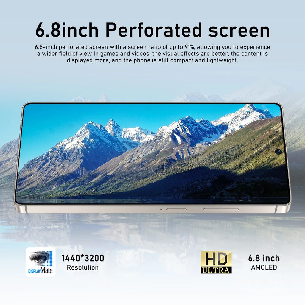 Hot Selling S25Ultra 16+1TB Qudad Core Android Phone with Face Recognition& HD Screen Cellphone Android 15 4g 5g Mobile Phones