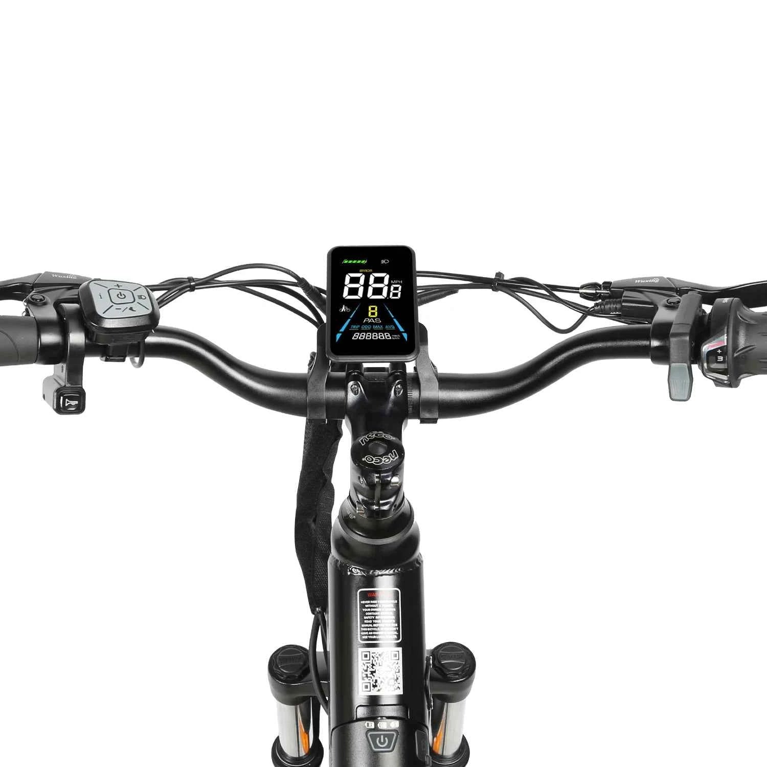 SAMEBIKE 26" High Carbon Steel Hybrid Electric Bike with Middle Display Disc Brake & 36V Lithium-Ion Battery EU Warehouse Stock