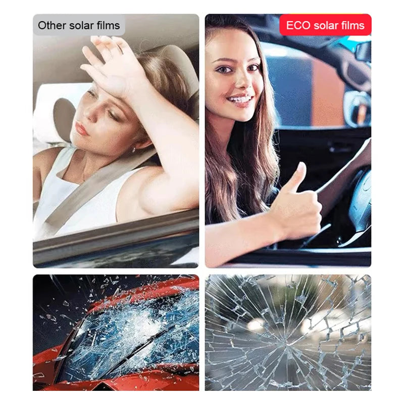18% VLT 99% IRR Anti Scratch Car Window Tint Film Sun Protection Sand Proof Window Chameleon Film 99% UV