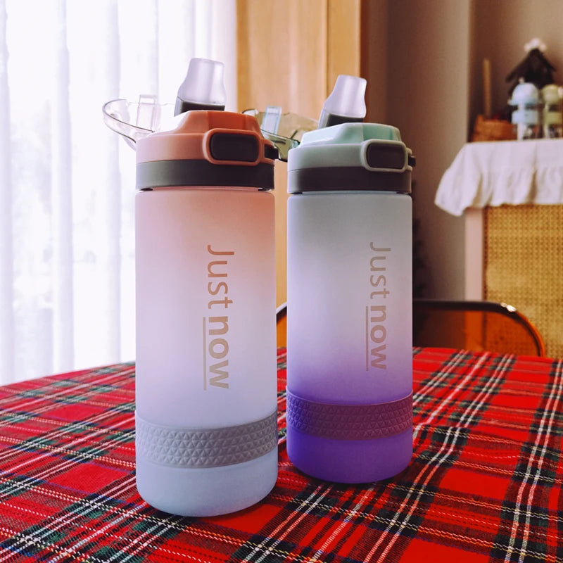 600ml New Fashion Water Bottle Free Shipping Items Portable Outdoor Shaker Sport Cute Drinking Plastic Water Bottles For Girls