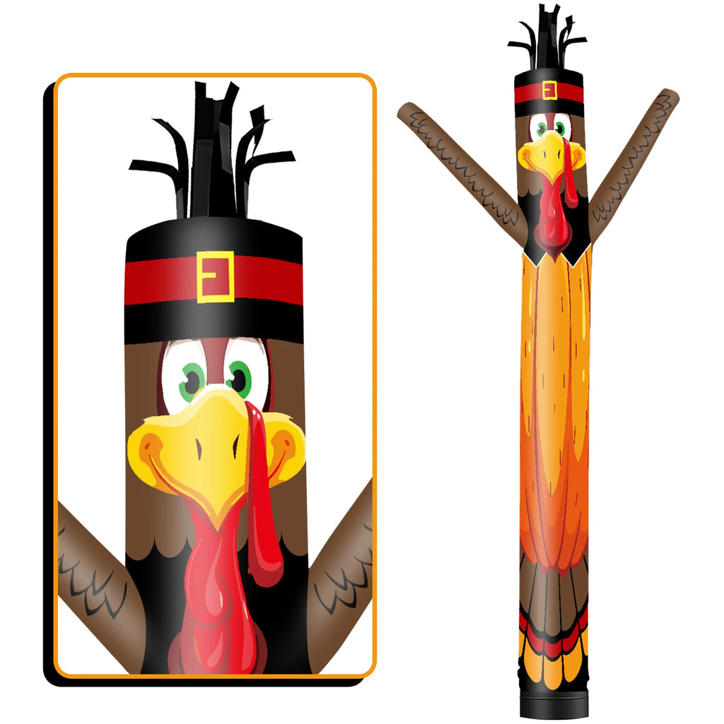 Chicken Theme Inflatable Monster Wave Dancer Tube Man Outdoor Advertising Promotion Air Dancer