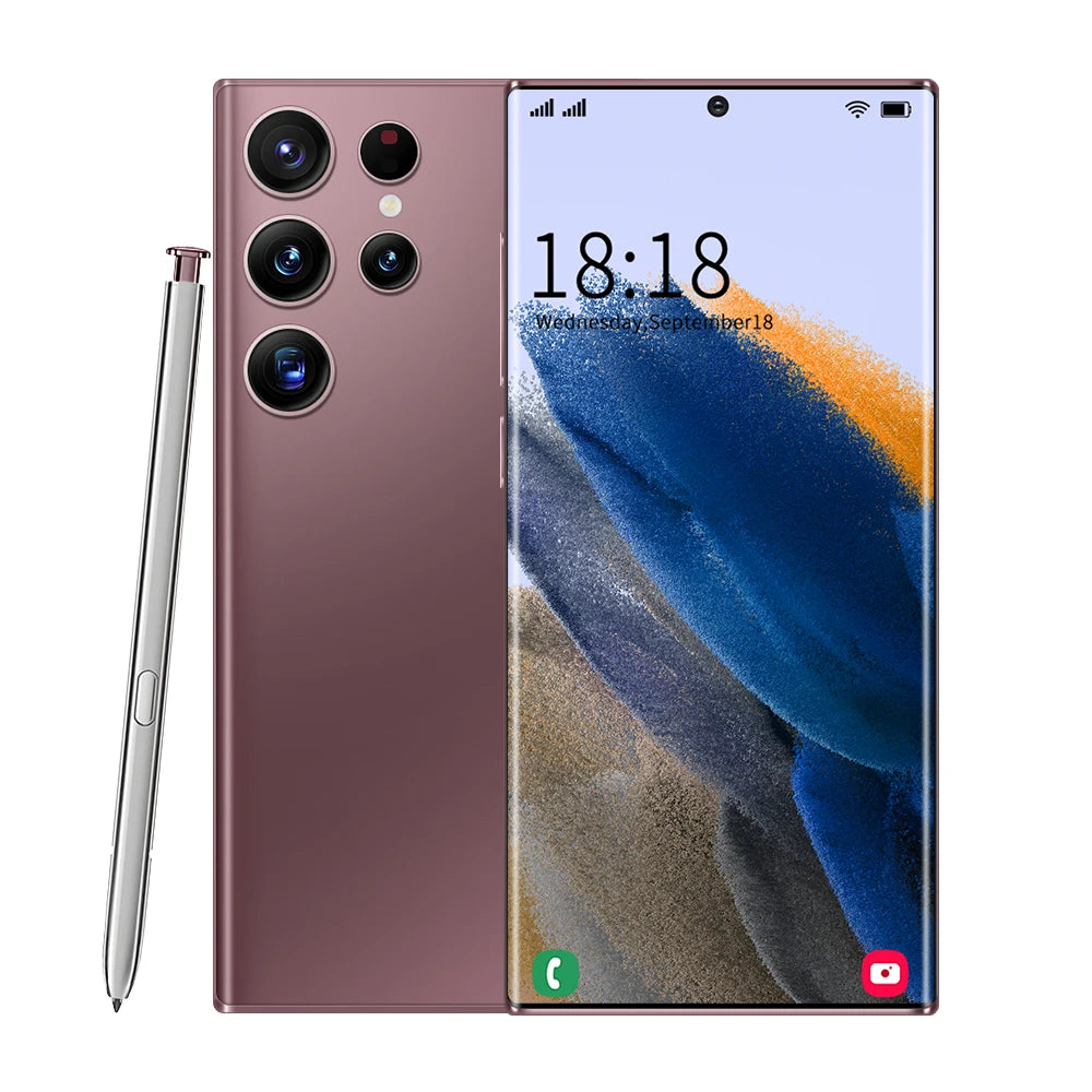 S23 Ultra 5G Smartphone 16GB 1TB 32MP 64MP Dual SIM 6800mAh Android 12 Gaming Mobile Phone Waterproof Supports GSM & CDMA
