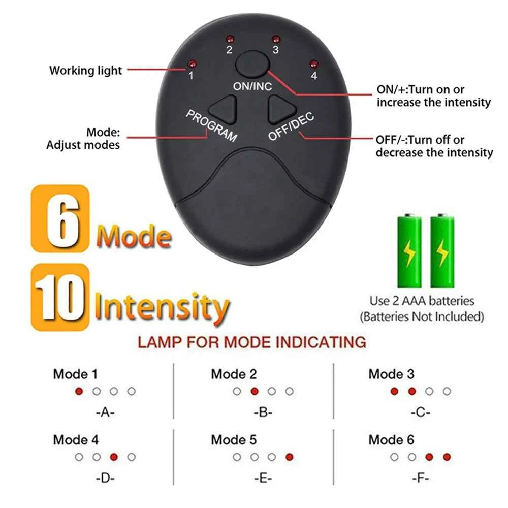 EMS Electric Abdominal Muscle Stimulator Hip Trainer Home Gym Slimming Muscle Toner Massager for Fitness And Body Shaping