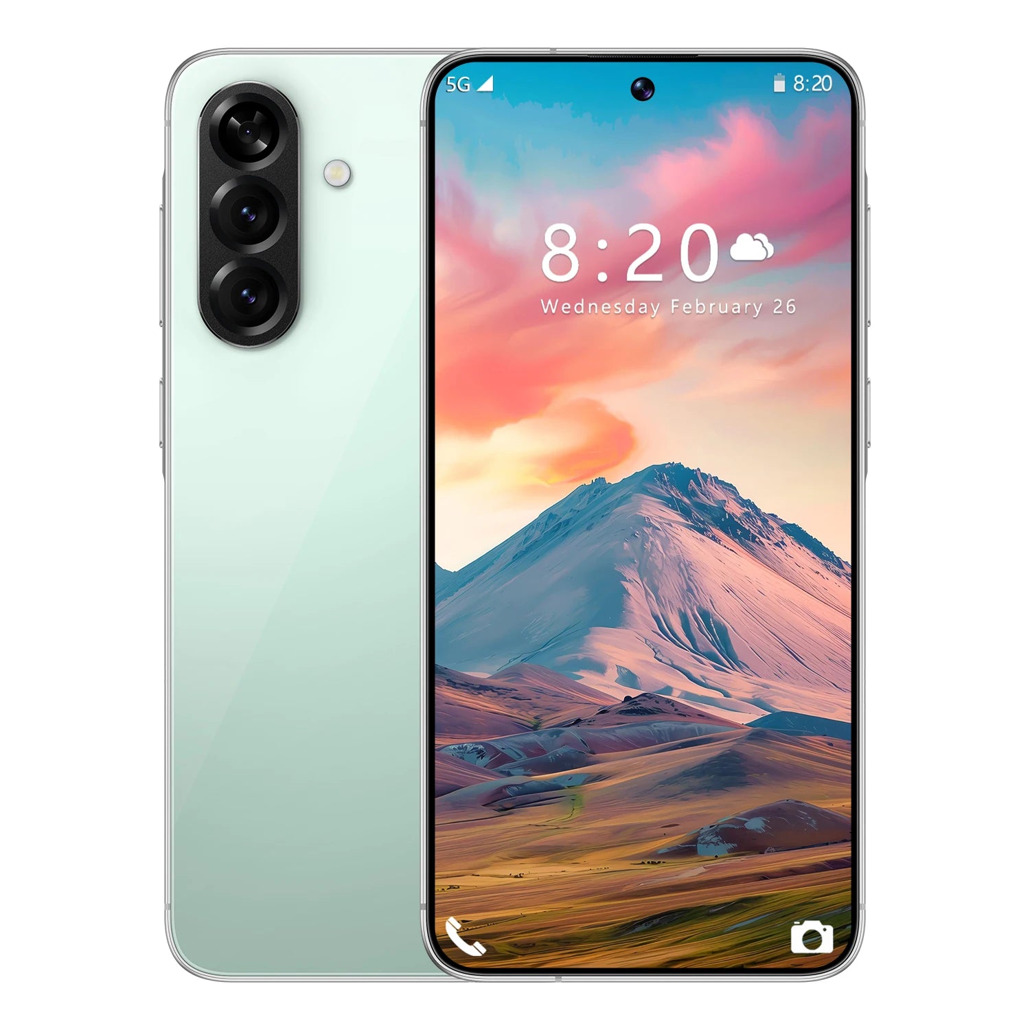 Brand New A56 5G Smartphone 7.3 Inch Face Unlock 16GB+1TB Android 14 72+108MP HD Camera Dual Card Shockproof CDMA Gaming Phone