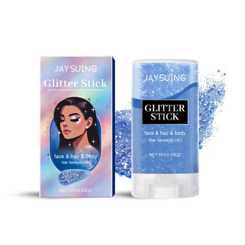 Jaysuing Glitter Stick Dance Party Perform Makeup Face Body Collarbone Highlights Shine