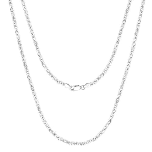 2.5mm S925 Sterling Silver Gold-plated Necklace Men Women Classic Chain Hand Woven Bracelet Necklace Jewelry Set Gift
