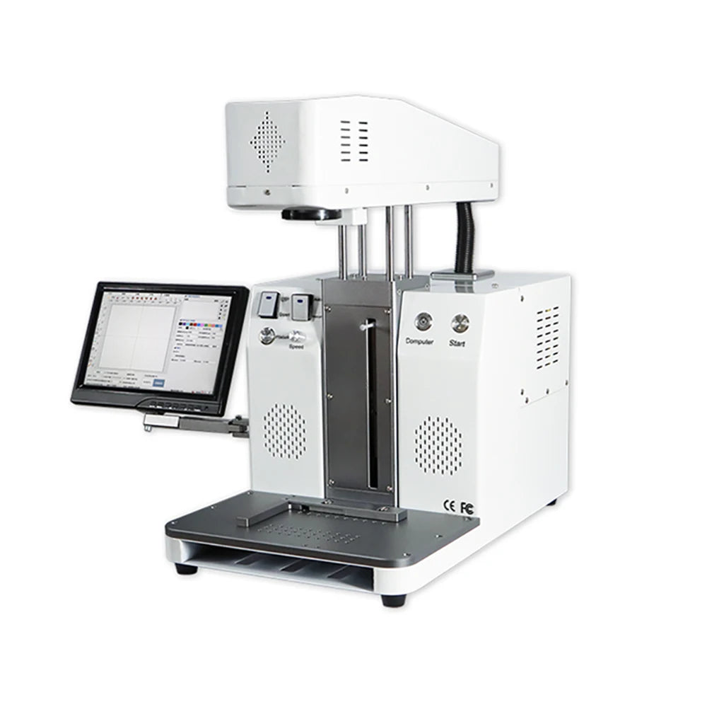 TBK 958C Laser Marking Cutting Printer Iphone Back Glass Remover Removing Laser Machine Mobile Phone Laser Separating Machine