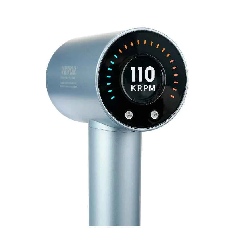 High-Speed 105,000RPM Brushless Motor Hair Dryer 200 Million Negative Ions 4 Temps 3 Speeds LCD Display Thermo-Control Diffuser