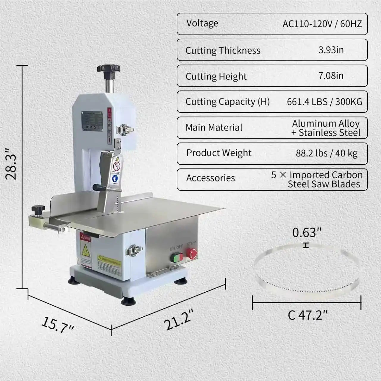 Bone Saw Machine Price Meat and Bone Cutting Machine Bone Cutter Saw