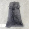 Women Real Fox Fur Bolero Jacket Unique Natural Fur Coat Two Fox Fur Sleeves