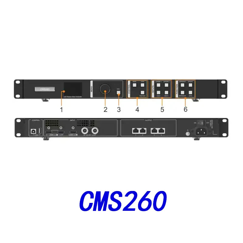 Novastar CMS260 LED Display Screen Video Processor Controller With Powerful Display Control Technology