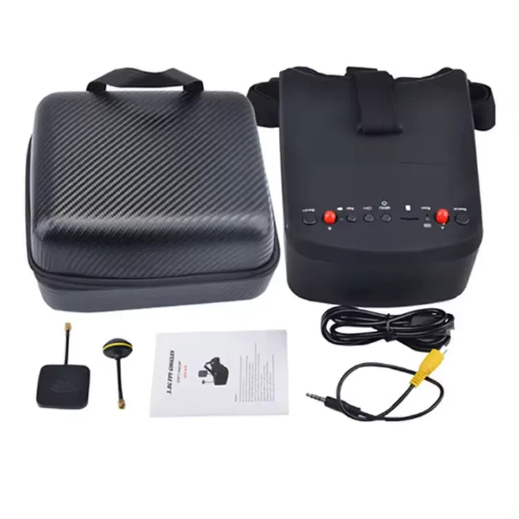 LS-800D 5-Inch 40CH 5.8G FPV Video Goggles with Image Transmission DVR Recording and Remote Control Drones Accessories