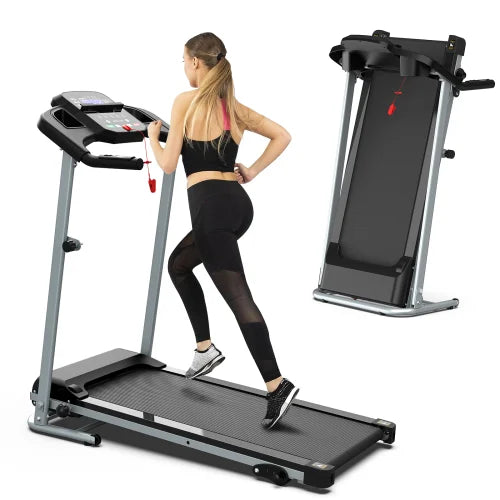 2025 Hot USA Oversea Warehouse Dropshipping Easy Move 1-12 Programs Folding Portable Fashion Electric Treadmill 12km/h